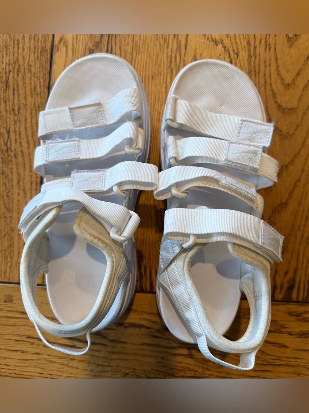 Nike Icon Classic Platform Sandals Women’s White Size 6 - Picture 8 of 9
